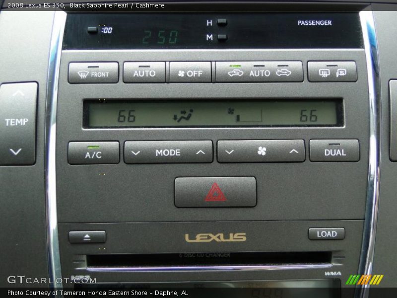 Black Sapphire Pearl / Cashmere 2008 Lexus ES 350