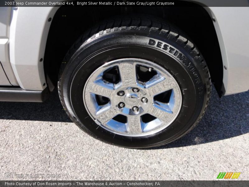 Bright Silver Metallic / Dark Slate Gray/Light Graystone 2007 Jeep Commander Overland 4x4