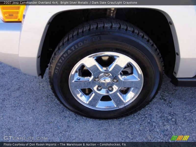 Bright Silver Metallic / Dark Slate Gray/Light Graystone 2007 Jeep Commander Overland 4x4