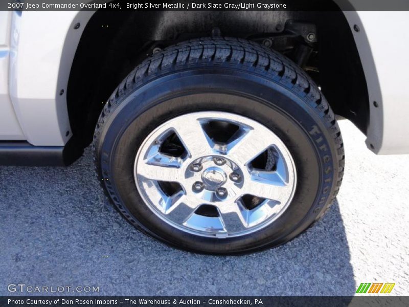 Bright Silver Metallic / Dark Slate Gray/Light Graystone 2007 Jeep Commander Overland 4x4