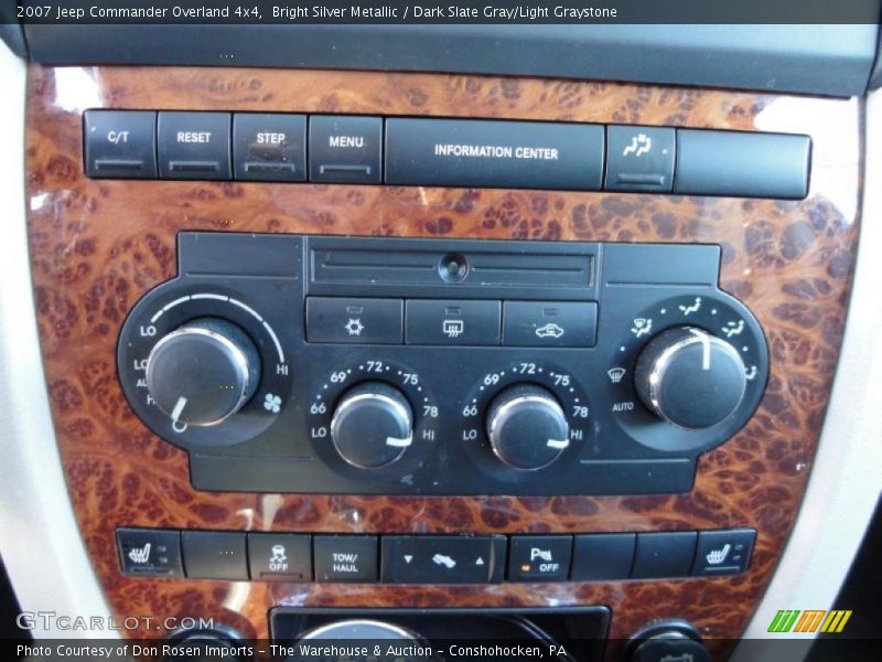 Controls of 2007 Commander Overland 4x4