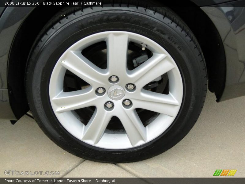 Black Sapphire Pearl / Cashmere 2008 Lexus ES 350