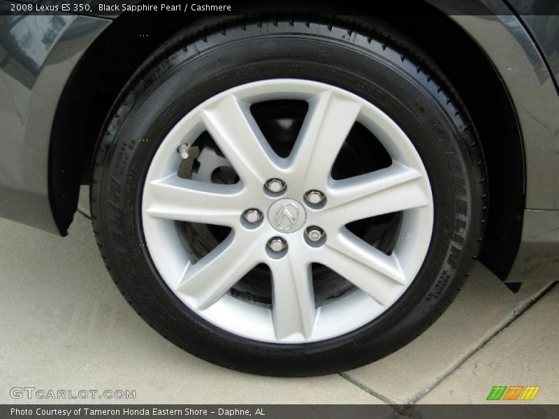 Black Sapphire Pearl / Cashmere 2008 Lexus ES 350