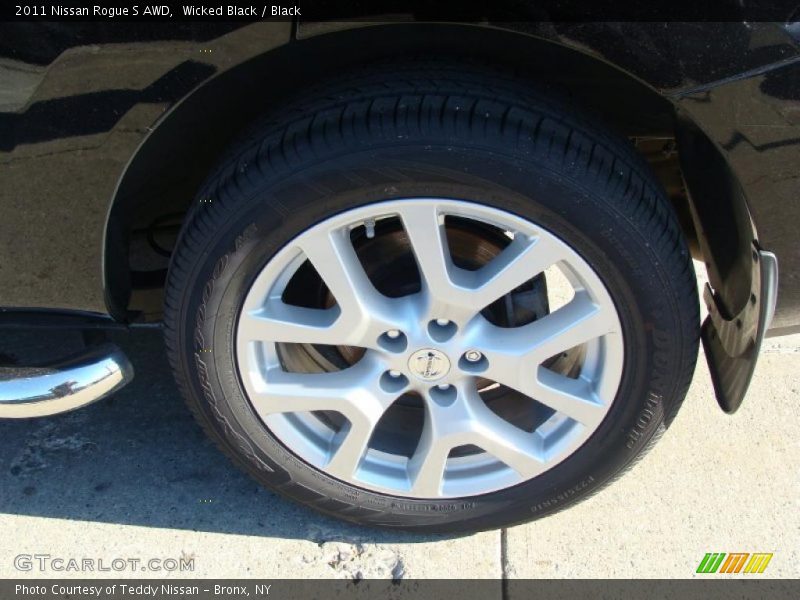 Wicked Black / Black 2011 Nissan Rogue S AWD