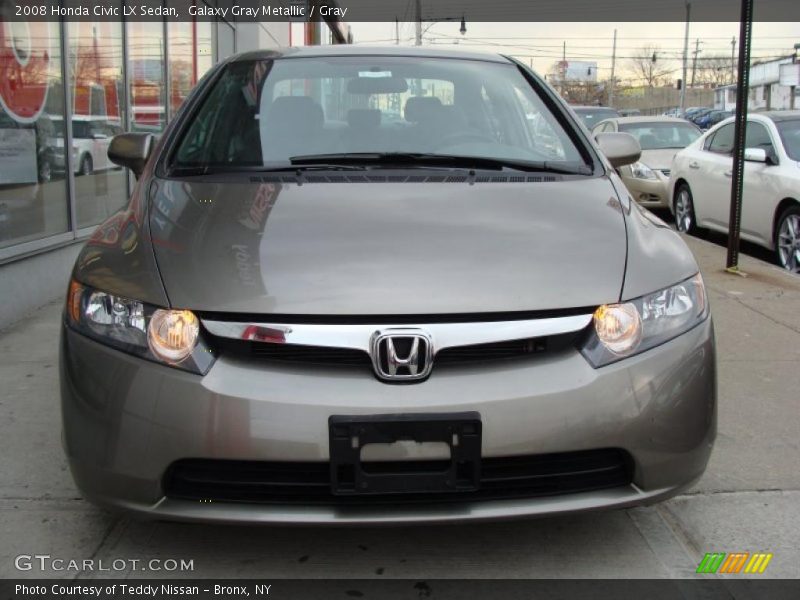 Galaxy Gray Metallic / Gray 2008 Honda Civic LX Sedan