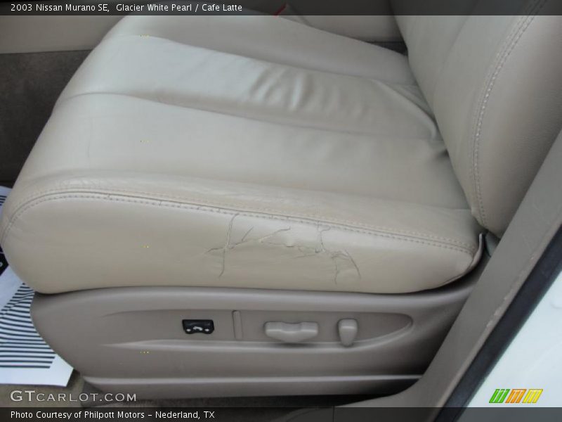 Glacier White Pearl / Cafe Latte 2003 Nissan Murano SE