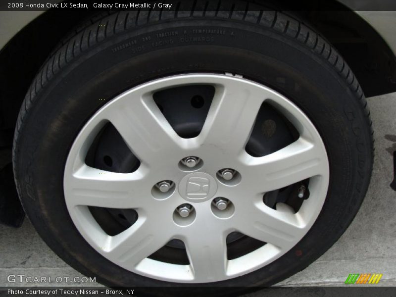 Galaxy Gray Metallic / Gray 2008 Honda Civic LX Sedan