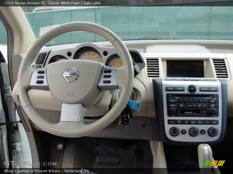Glacier White Pearl / Cafe Latte 2003 Nissan Murano SE