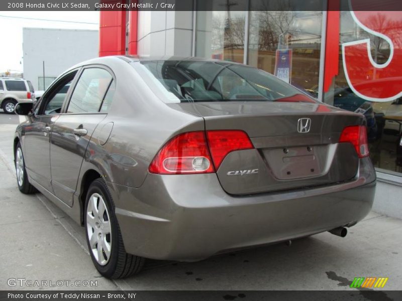 Galaxy Gray Metallic / Gray 2008 Honda Civic LX Sedan
