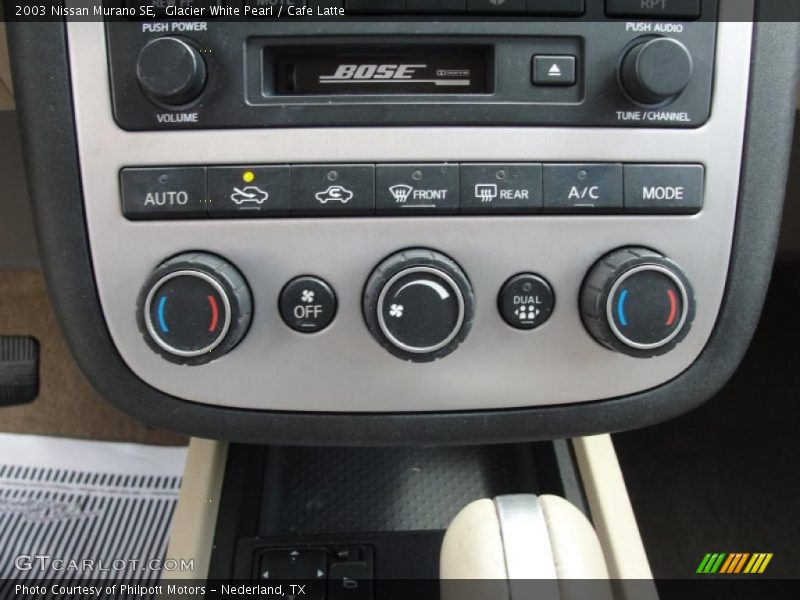Glacier White Pearl / Cafe Latte 2003 Nissan Murano SE