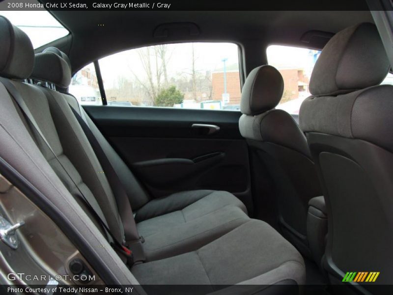 Galaxy Gray Metallic / Gray 2008 Honda Civic LX Sedan