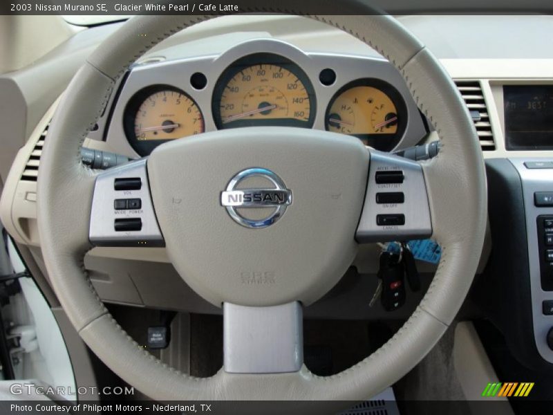 Glacier White Pearl / Cafe Latte 2003 Nissan Murano SE