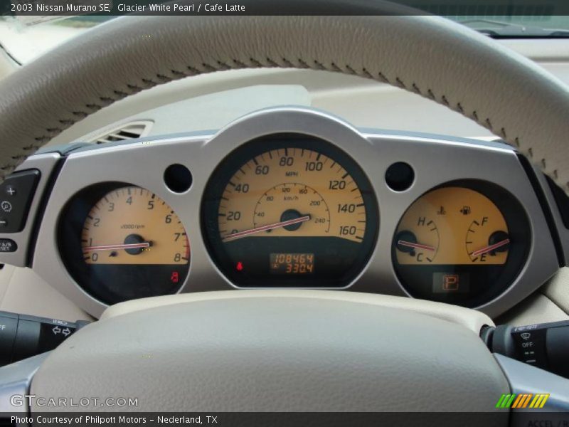 Glacier White Pearl / Cafe Latte 2003 Nissan Murano SE