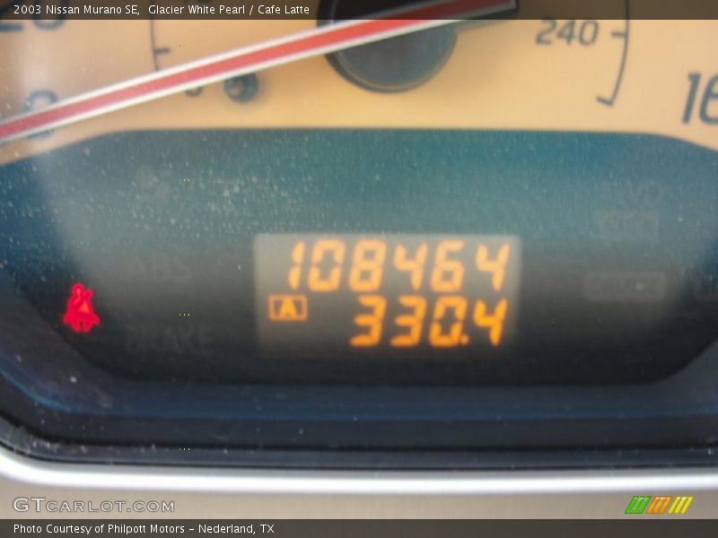 Glacier White Pearl / Cafe Latte 2003 Nissan Murano SE