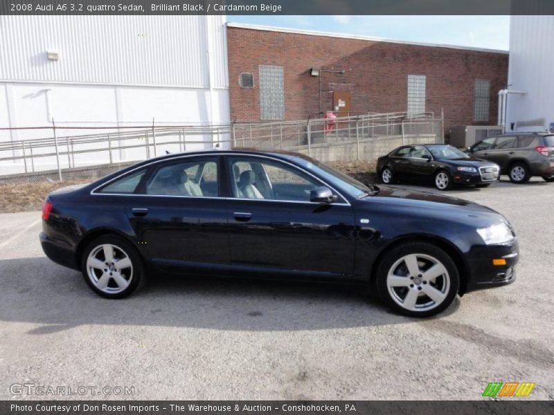 Brilliant Black / Cardamom Beige 2008 Audi A6 3.2 quattro Sedan