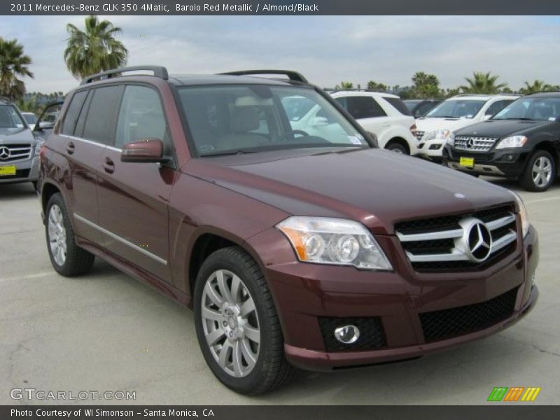 Barolo Red Metallic / Almond/Black 2011 Mercedes-Benz GLK 350 4Matic