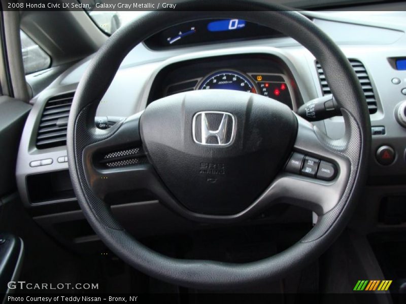 Galaxy Gray Metallic / Gray 2008 Honda Civic LX Sedan