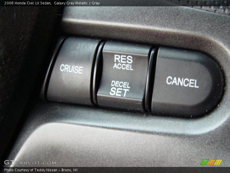 Galaxy Gray Metallic / Gray 2008 Honda Civic LX Sedan