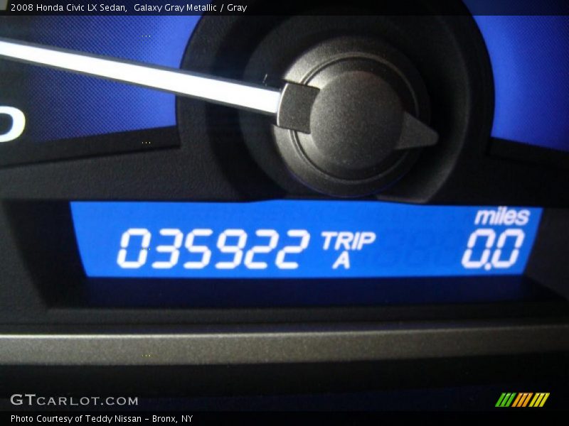 Galaxy Gray Metallic / Gray 2008 Honda Civic LX Sedan