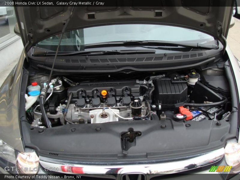 Galaxy Gray Metallic / Gray 2008 Honda Civic LX Sedan