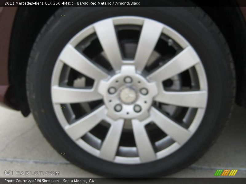 Barolo Red Metallic / Almond/Black 2011 Mercedes-Benz GLK 350 4Matic