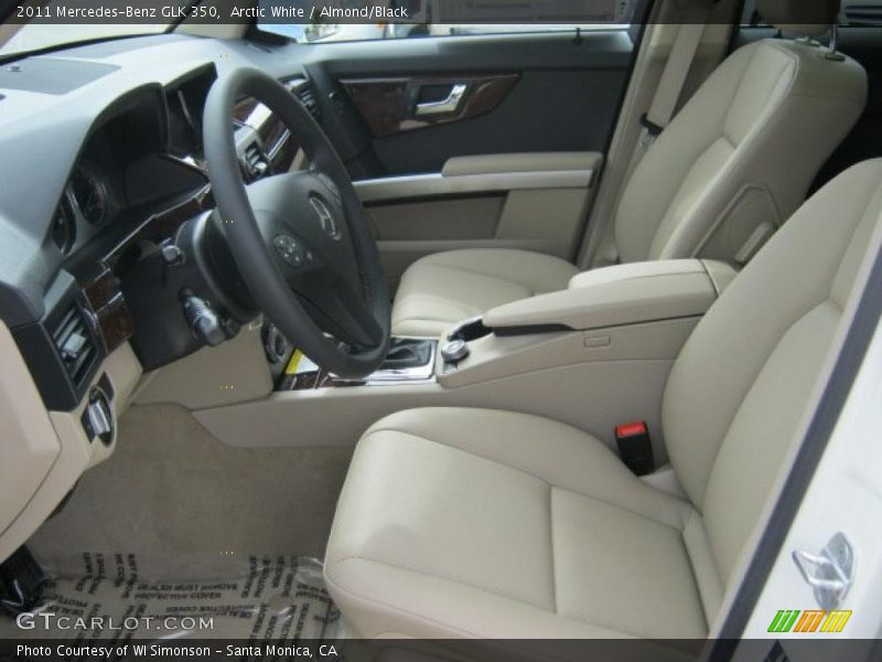 Arctic White / Almond/Black 2011 Mercedes-Benz GLK 350