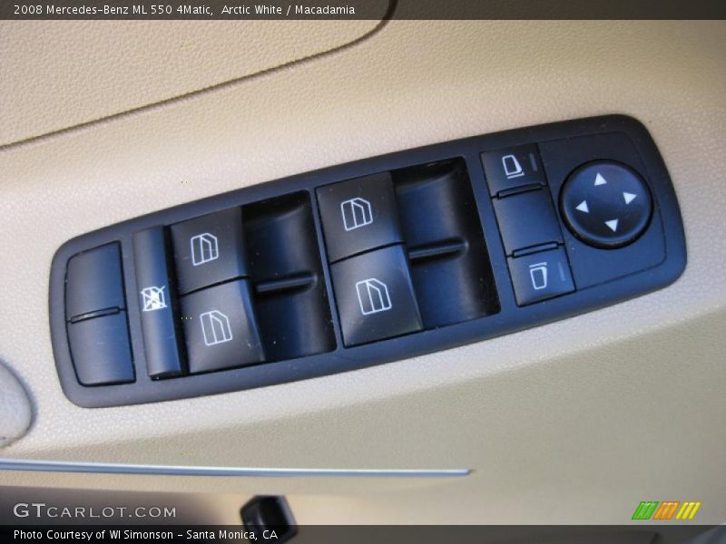 Arctic White / Macadamia 2008 Mercedes-Benz ML 550 4Matic