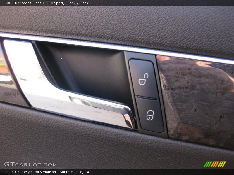 Black / Black 2008 Mercedes-Benz C 350 Sport