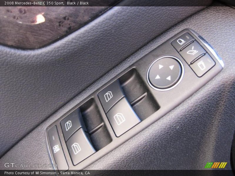 Black / Black 2008 Mercedes-Benz C 350 Sport