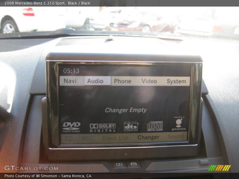 Black / Black 2008 Mercedes-Benz C 350 Sport