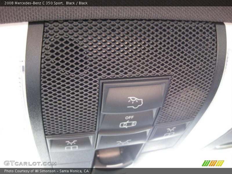 Black / Black 2008 Mercedes-Benz C 350 Sport