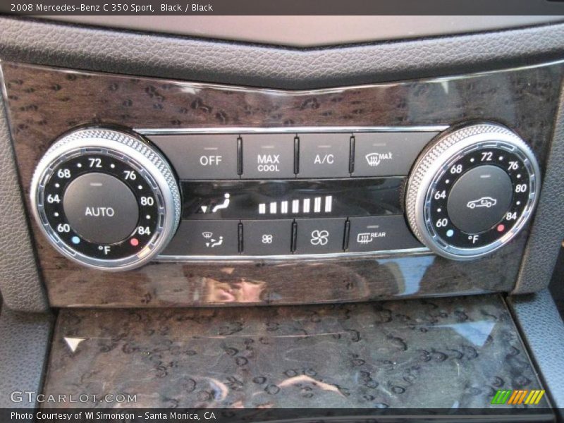 Black / Black 2008 Mercedes-Benz C 350 Sport