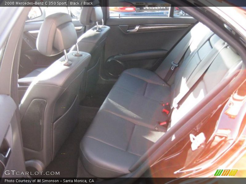 Black / Black 2008 Mercedes-Benz C 350 Sport