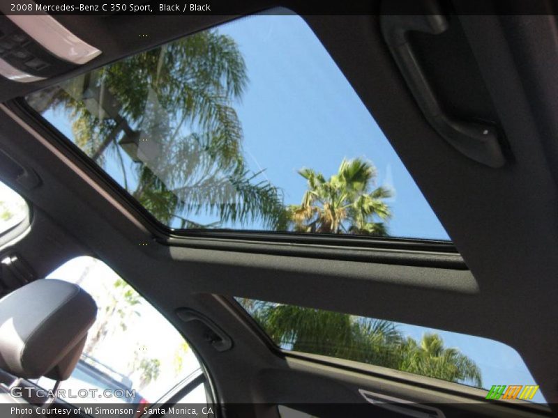Black / Black 2008 Mercedes-Benz C 350 Sport