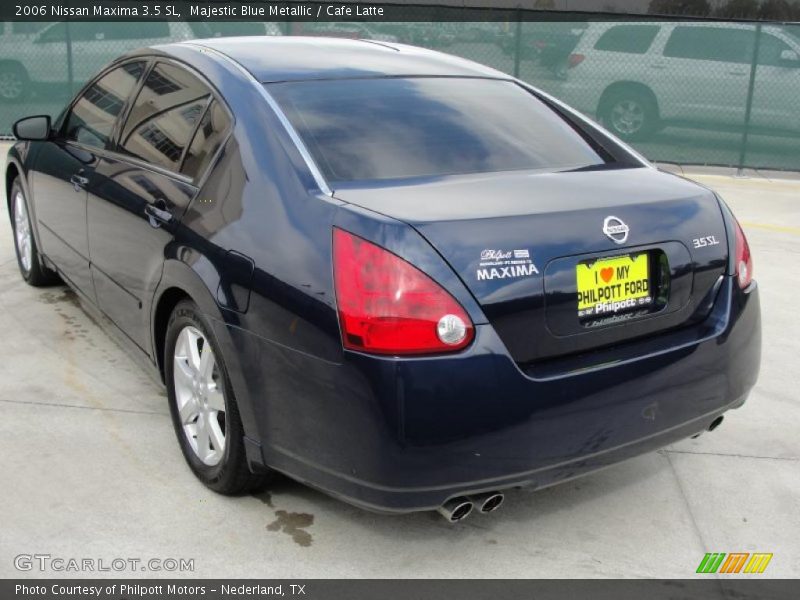 Majestic Blue Metallic / Cafe Latte 2006 Nissan Maxima 3.5 SL