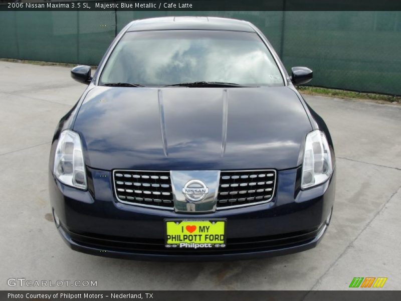 Majestic Blue Metallic / Cafe Latte 2006 Nissan Maxima 3.5 SL