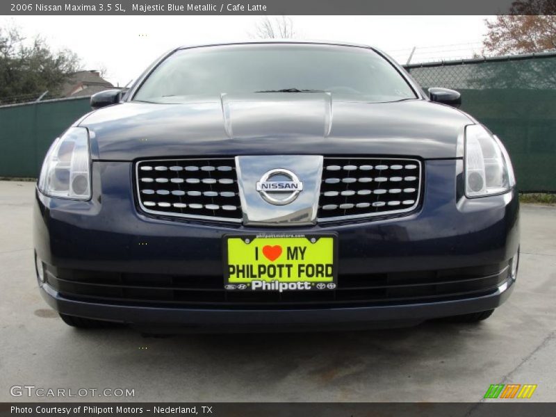 Majestic Blue Metallic / Cafe Latte 2006 Nissan Maxima 3.5 SL