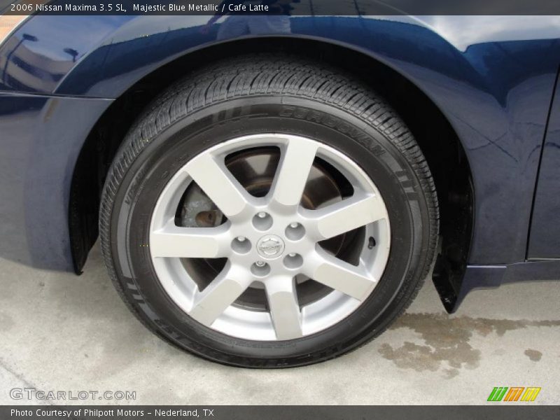 Majestic Blue Metallic / Cafe Latte 2006 Nissan Maxima 3.5 SL