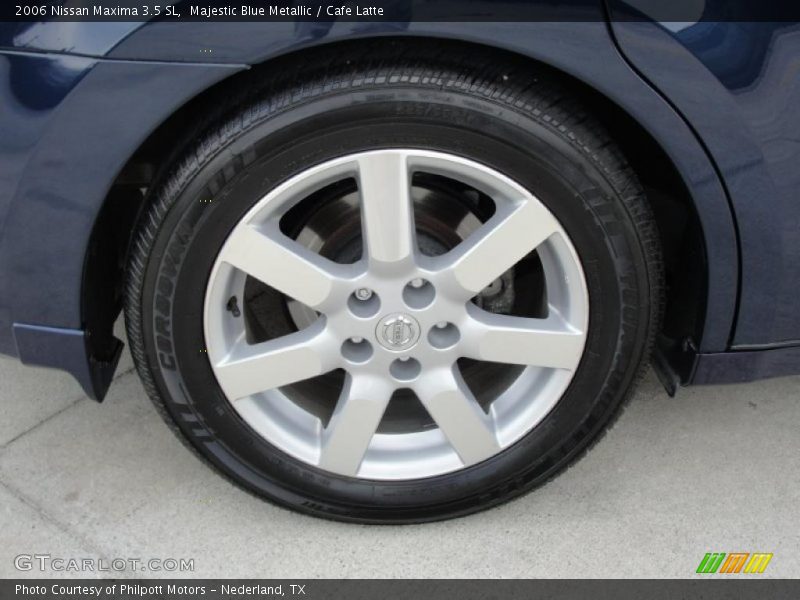 Majestic Blue Metallic / Cafe Latte 2006 Nissan Maxima 3.5 SL