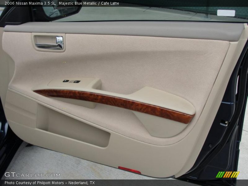 Majestic Blue Metallic / Cafe Latte 2006 Nissan Maxima 3.5 SL