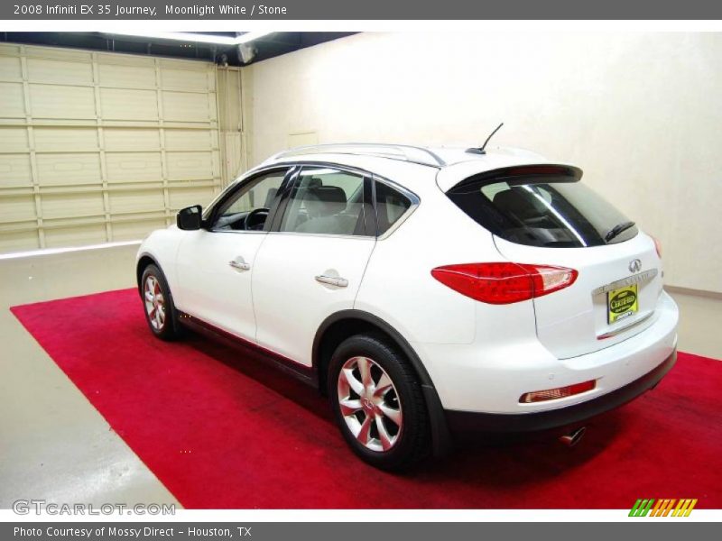 Moonlight White / Stone 2008 Infiniti EX 35 Journey