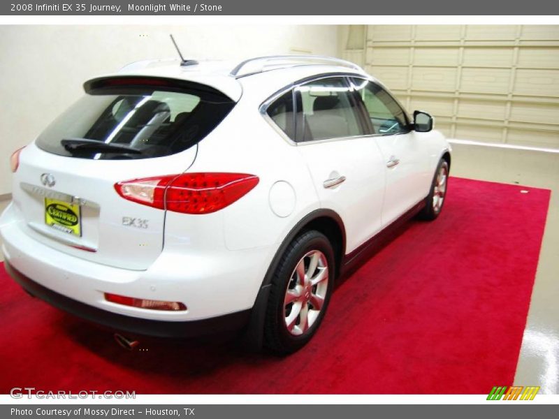 Moonlight White / Stone 2008 Infiniti EX 35 Journey