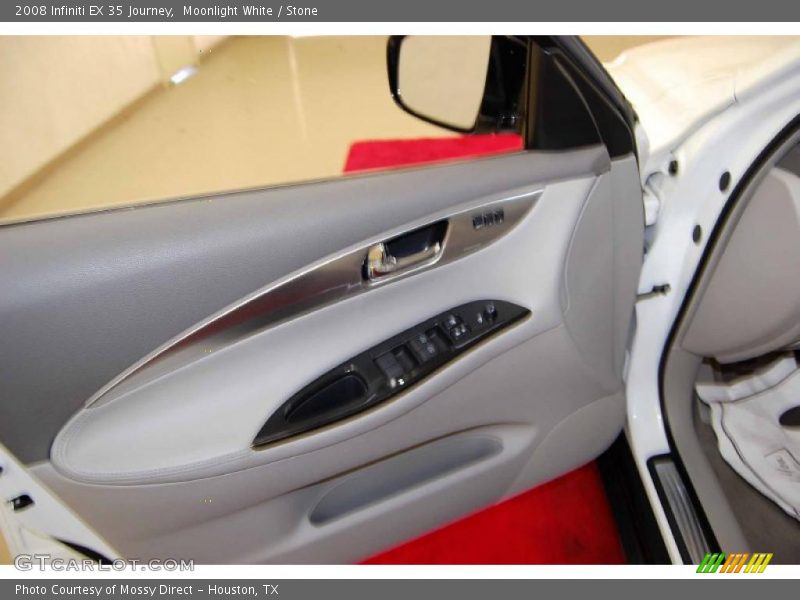 Moonlight White / Stone 2008 Infiniti EX 35 Journey
