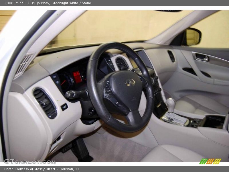 Moonlight White / Stone 2008 Infiniti EX 35 Journey