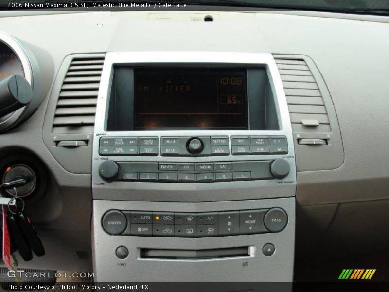 Majestic Blue Metallic / Cafe Latte 2006 Nissan Maxima 3.5 SL