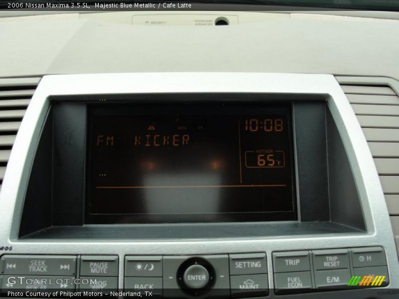 Majestic Blue Metallic / Cafe Latte 2006 Nissan Maxima 3.5 SL