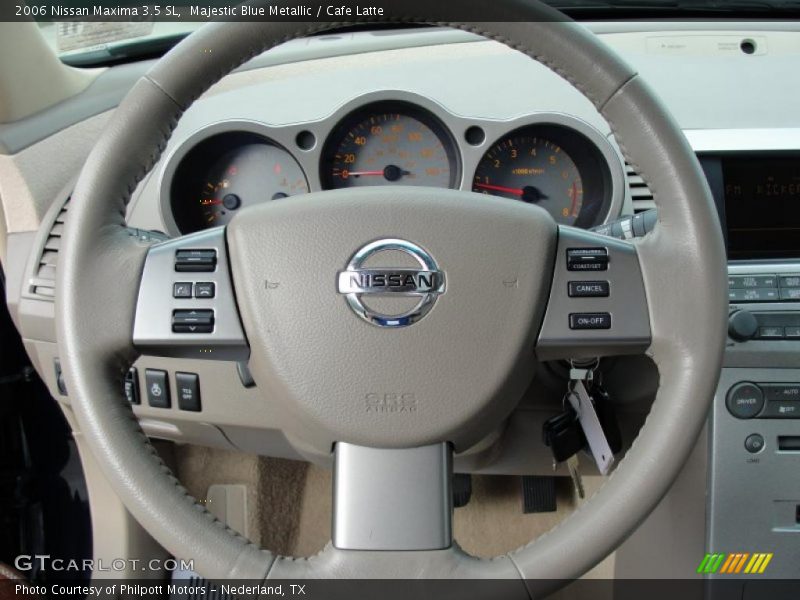Majestic Blue Metallic / Cafe Latte 2006 Nissan Maxima 3.5 SL