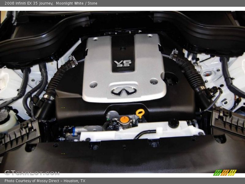 Moonlight White / Stone 2008 Infiniti EX 35 Journey