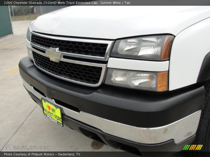 Summit White / Tan 2006 Chevrolet Silverado 2500HD Work Truck Extended Cab