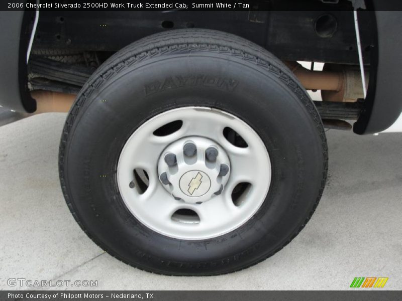 Summit White / Tan 2006 Chevrolet Silverado 2500HD Work Truck Extended Cab